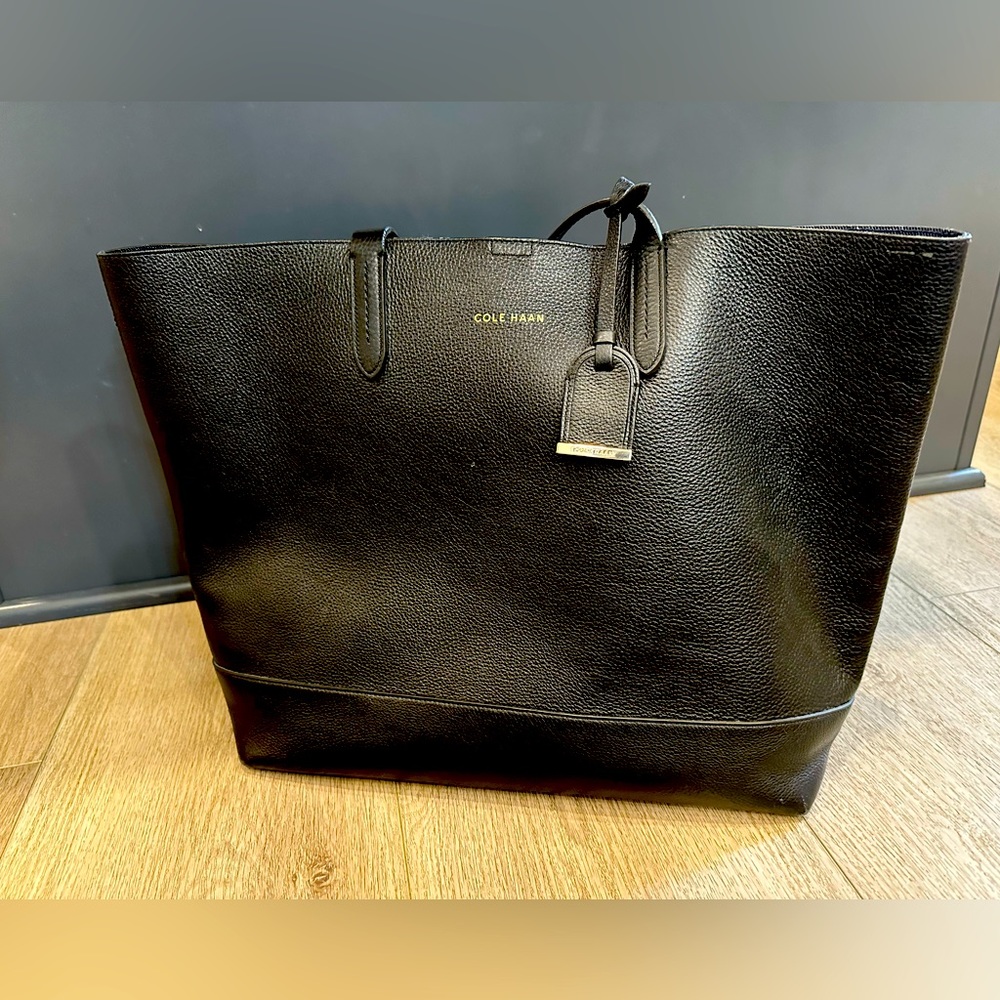 Cole Haan Tote (Black Leather)